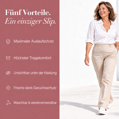 LUMIVE™ 4-Lagiger, Auslaufsicherer Slip mit hohem Bund